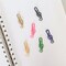 Wrapables Paper Clips Bookmarks for Office Home School (Set of 50)